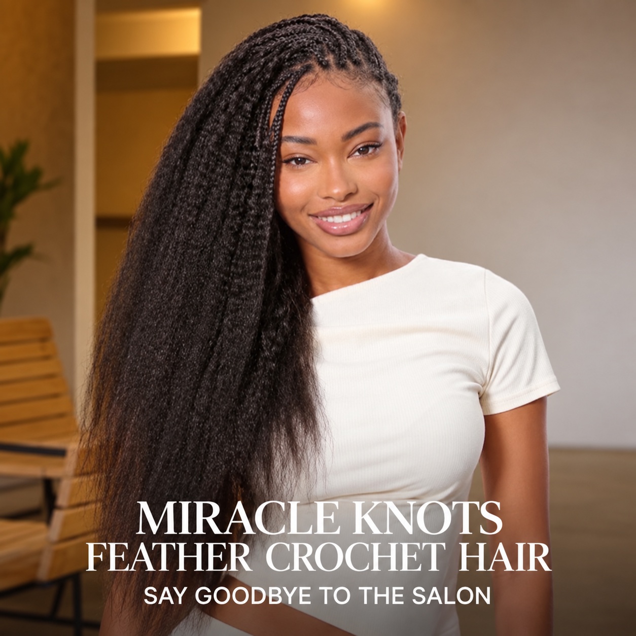 Feather Kinky Straight Crochet - đánh giá và giá Human Hair Wigs
