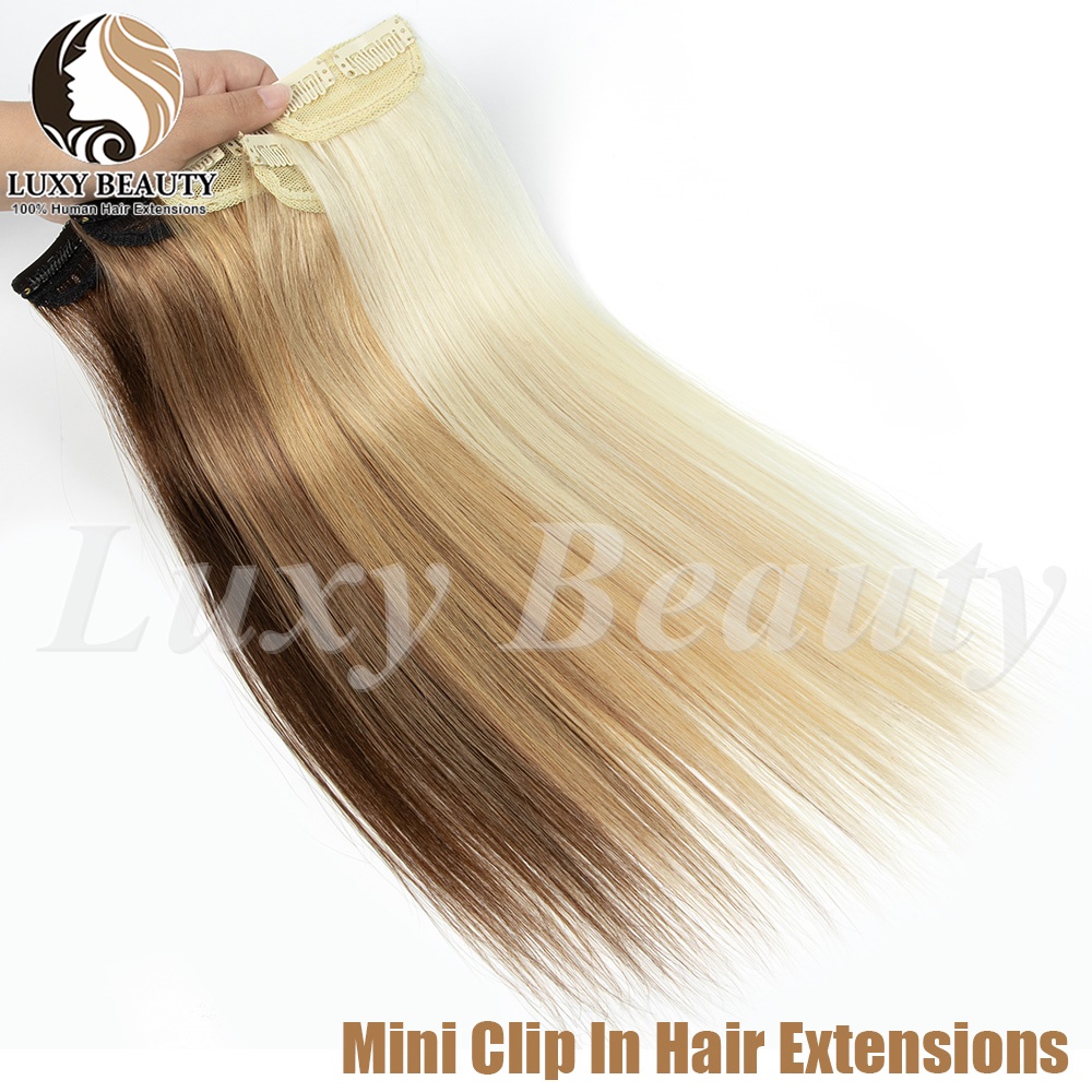 5pieces Short Clip In Hair Ext - đánh giá và giá Seamless Clip In Hair Extensions Human Hair