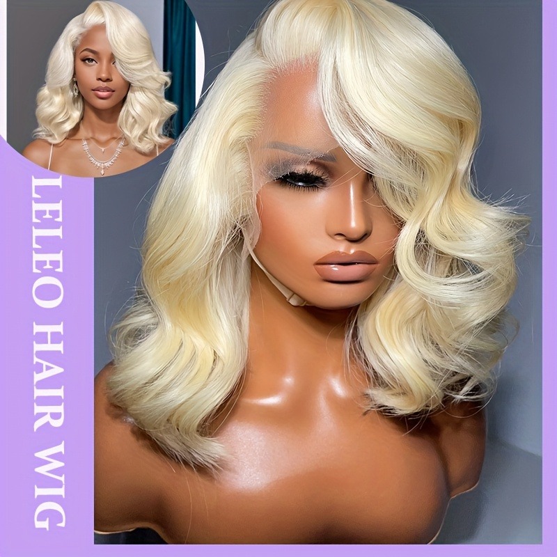 613 Lace Front Wig Human Hair  - đánh giá và giá 613 Blonde Body Wave Lace Front Wig
