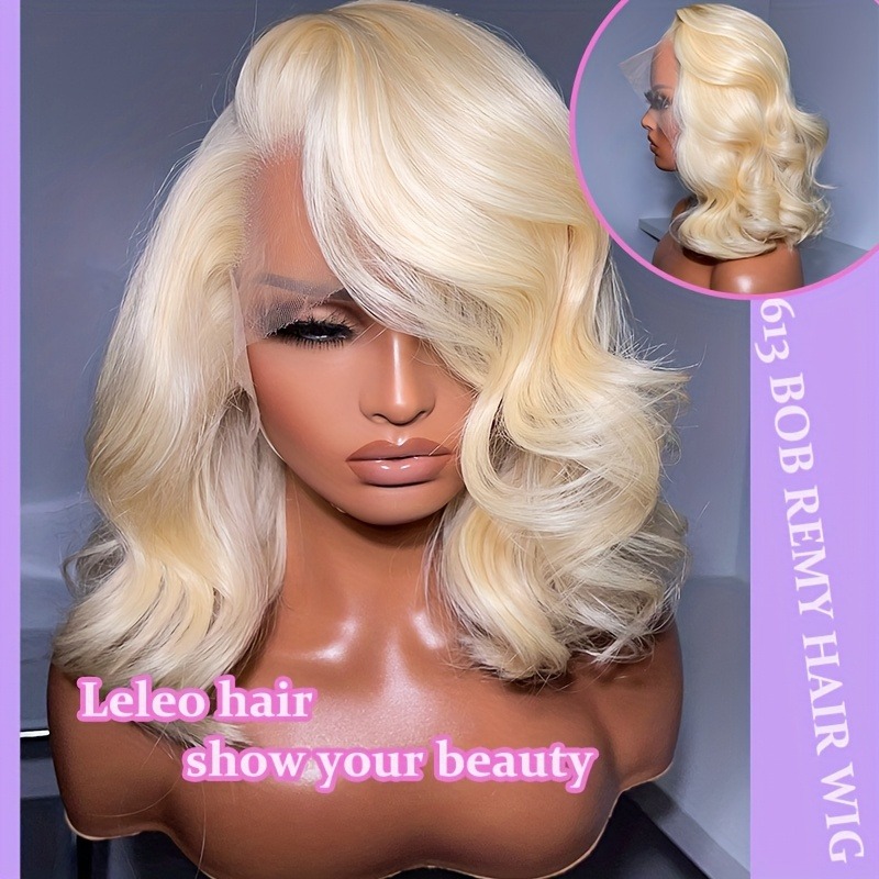 613 Lace Front Wig Human Hair  - đánh giá và giá 613 Blonde Body Wave Lace Front Wig
