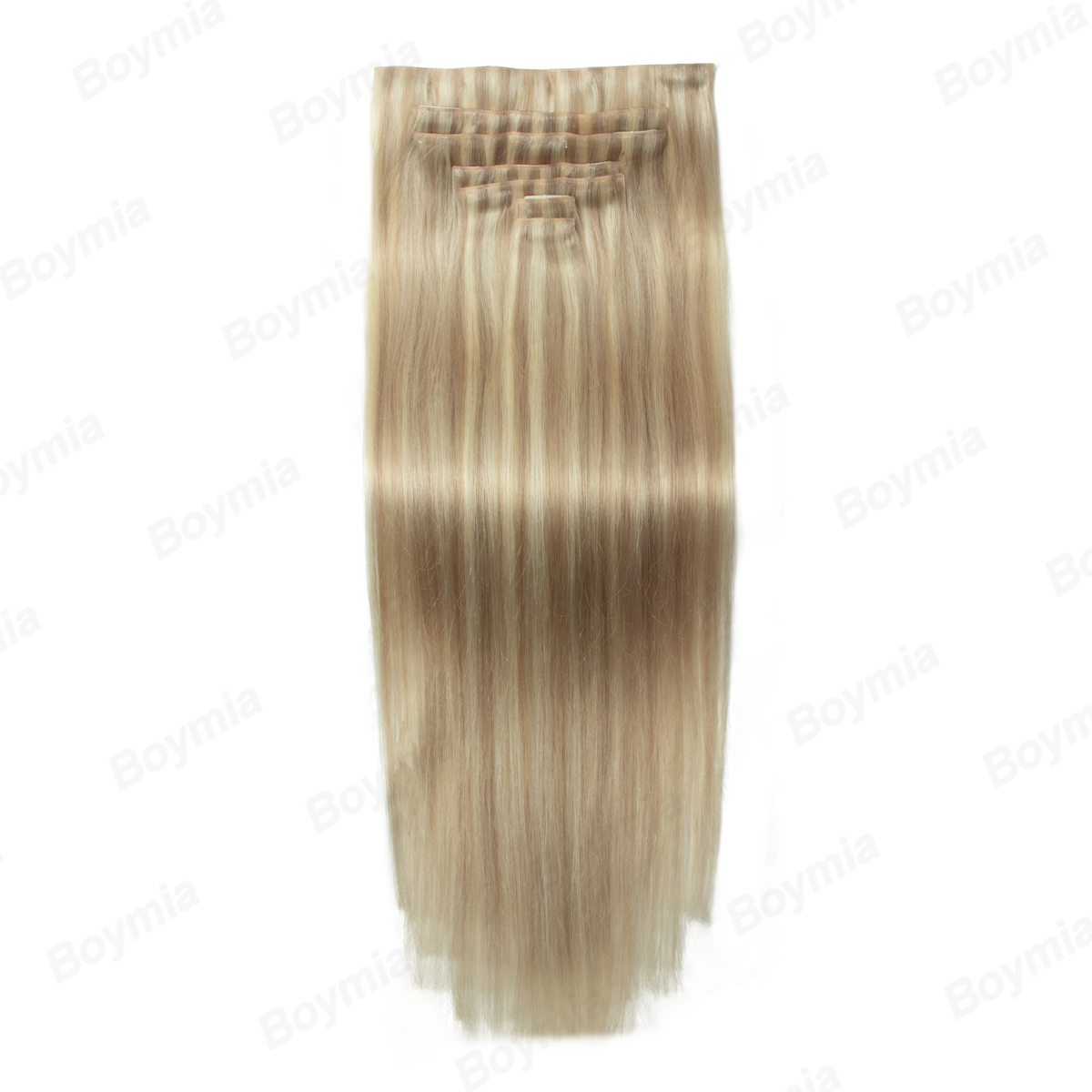 Tóc người CLIP đen trong phần  - đánh giá và giá Invisible Tape In Extensions Real Hair