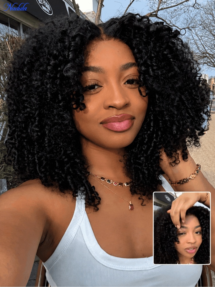 NADULA 7x5 Bye Bye Slip™ Afro  - đánh giá và giá Lace Front Wigs